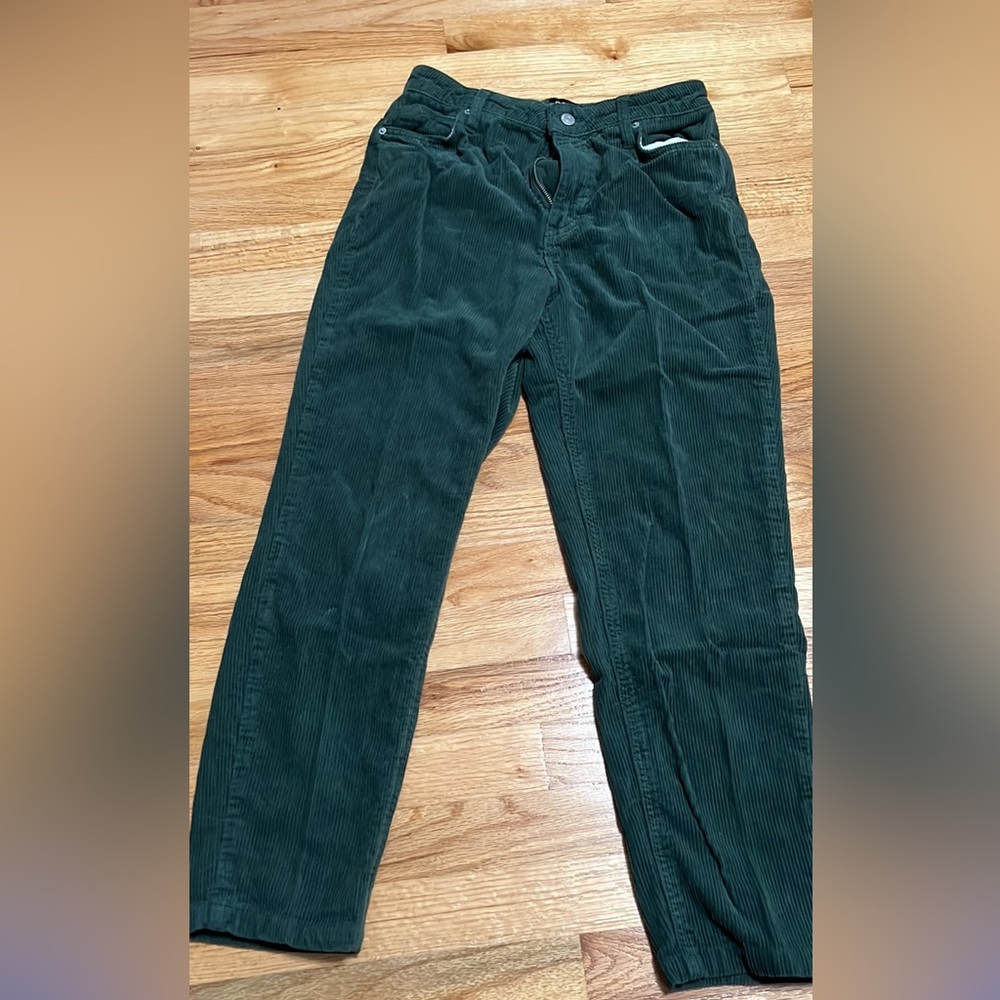 BDG corduroy pants- army green color
